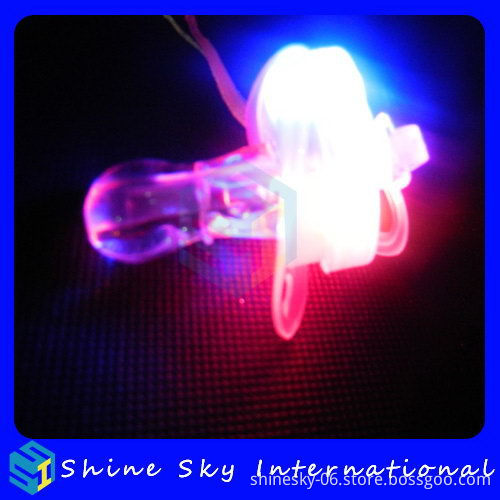 New Best Selling Led Plastic Flashing Pacifier